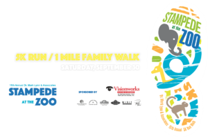Stampede for VIPS 5K at the Louisville Zoo on Saturday, Septemeber 30 at 8:00am.