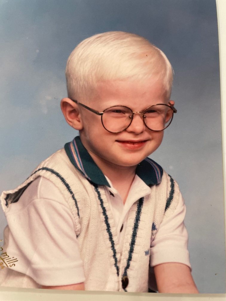 VIPS Board Member, Paul Frazier, at age 4.