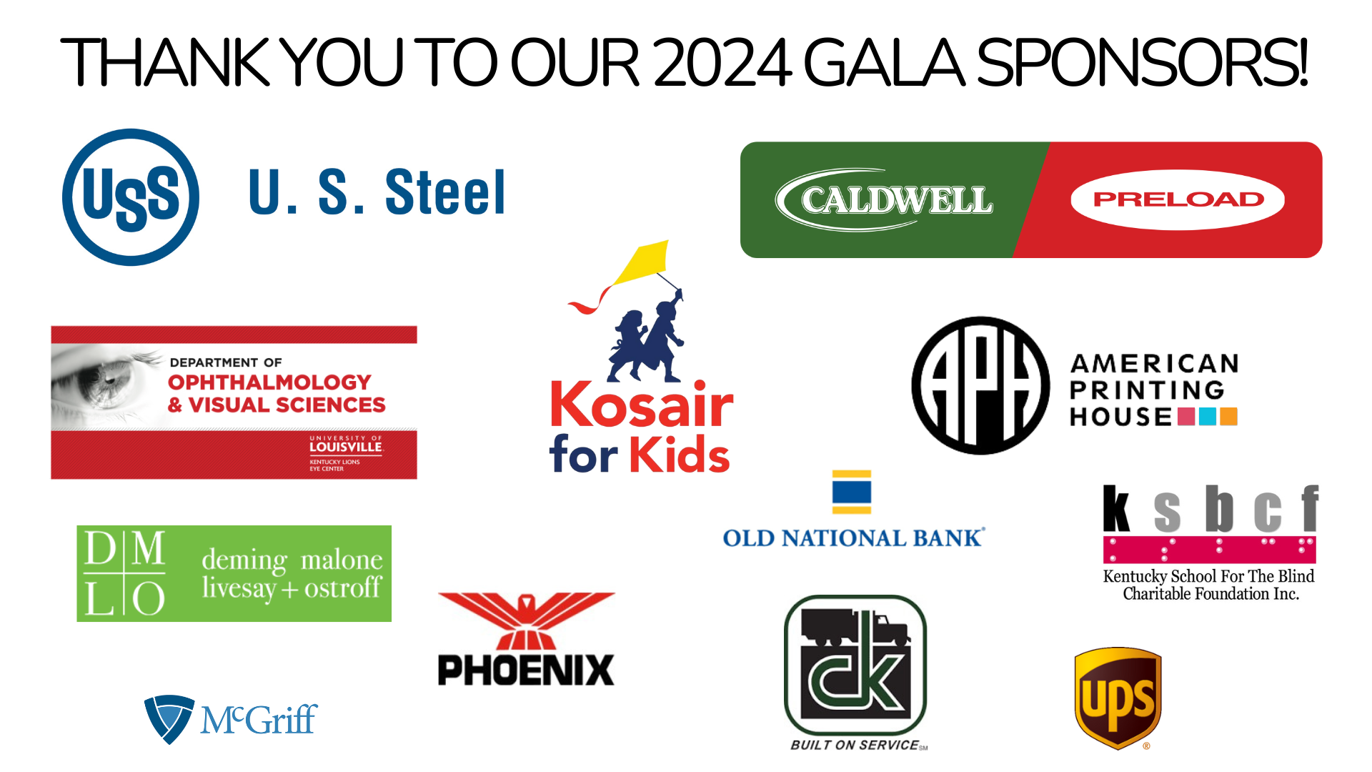 2024 Gala Sponsor logos