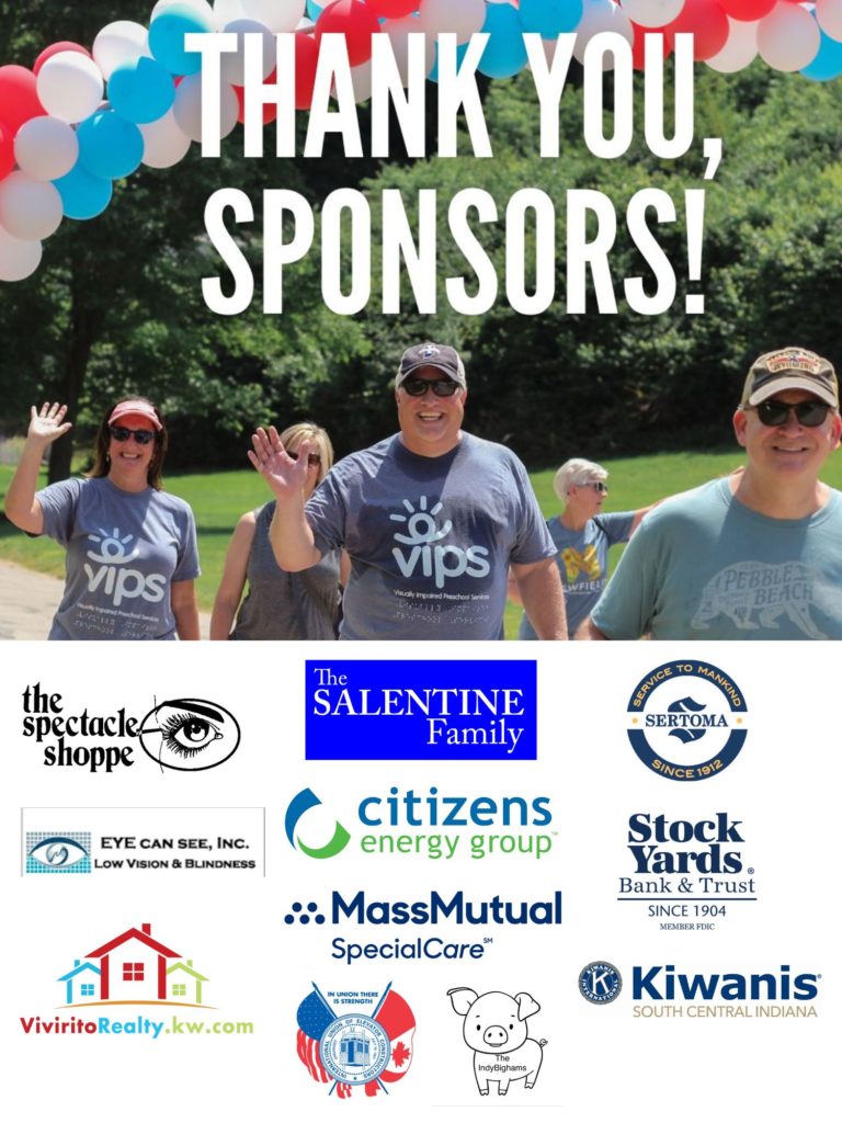 WFD 2025 Sponsors A group of people waving outside during walk.