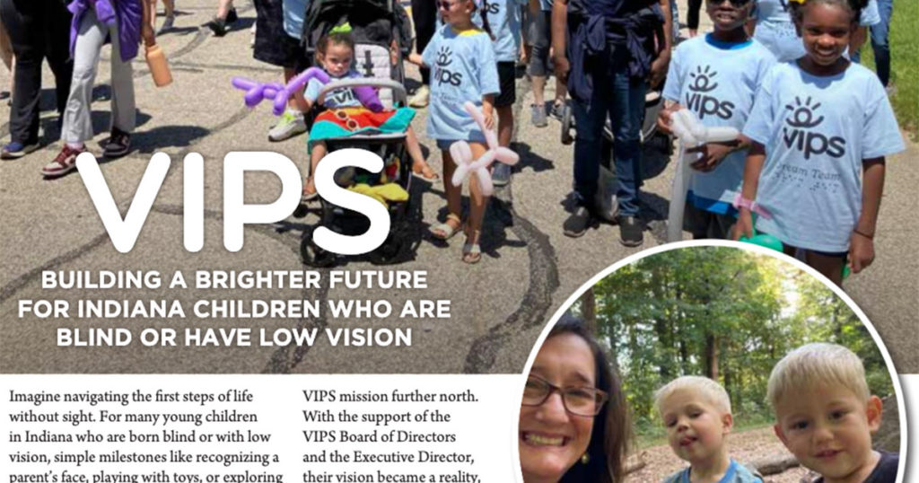 Screenshot of the Geist Magazine spread featuring VIPS.