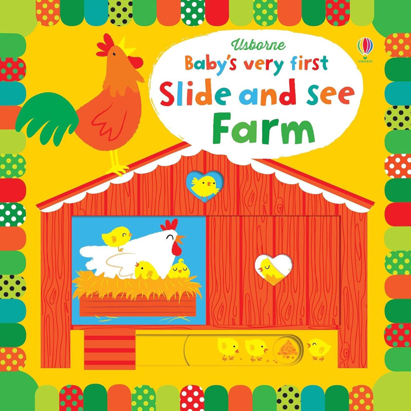 Babys Very First Slide & See Farm book cover