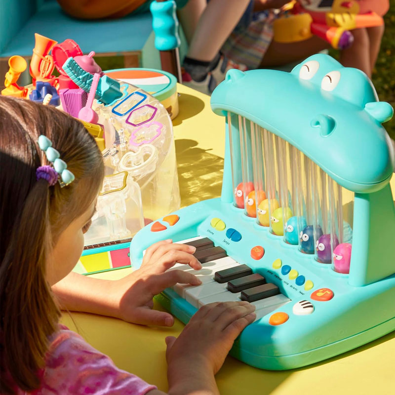 Hippo Pop Musical Toy Keyboard