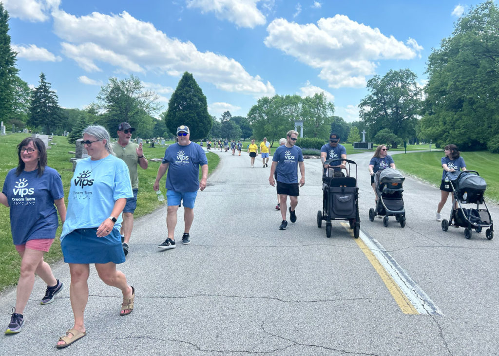 A group of VIPS supporters during Walking for Dreams.