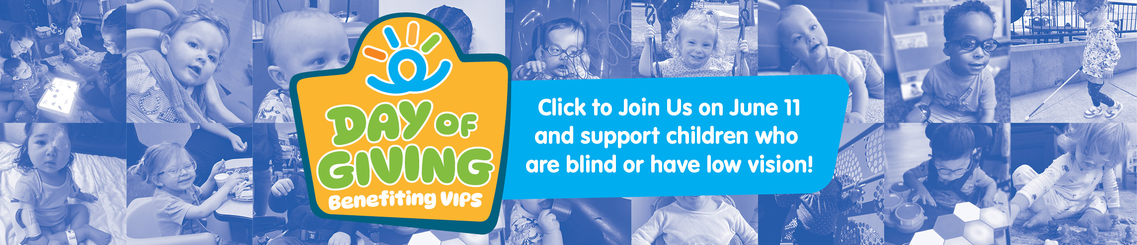 Banner ad for VIPS Day of Giving