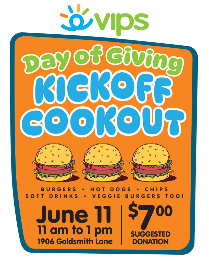 Day of Giving Kickoff Cookout flyer with details about event found in post